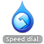 Gismeteo weather forecast in speed-dial