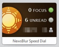 NewsBlur Speed Dial