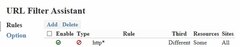 URL Filter Assistant