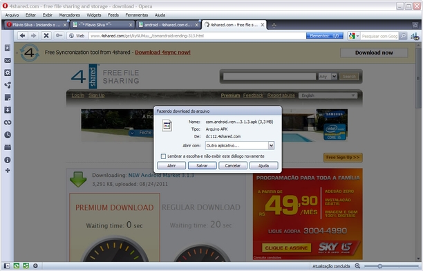 Auto Start Download 4shared