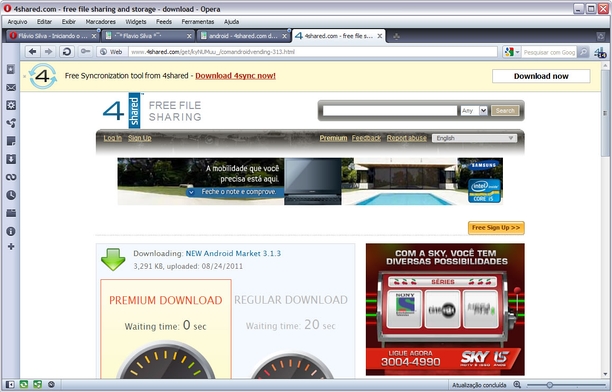 Auto Start Download 4shared