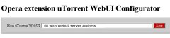 uTorrent WebUI Buttons