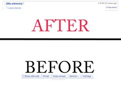 Google reader's "Keep unread" button on top