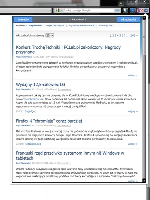 PCLab - news previewer