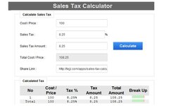 Sales Tax Calculator