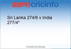 Speed Dial for Cricinfo