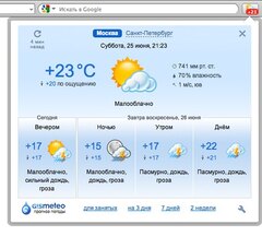 Gismeteo weather forecast