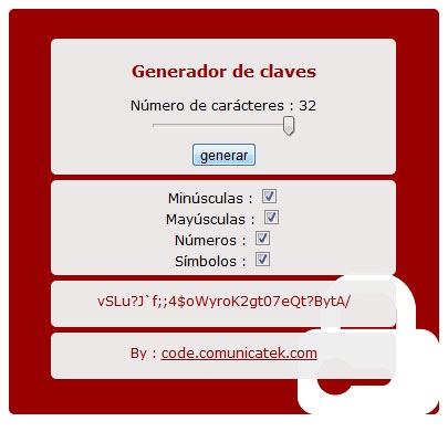 TekPassword (App) a password generator
