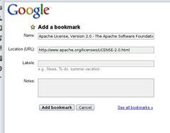 Add to Google bookmarks
