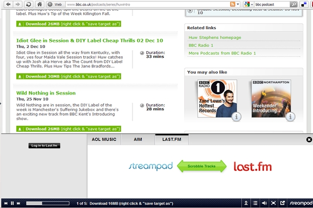Yahoo media player
