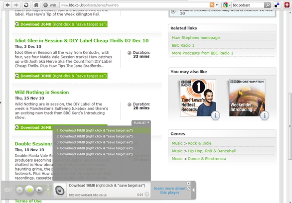 Yahoo media player
