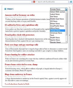 PressTV RSS Reader