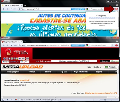 Desprotetor de Links