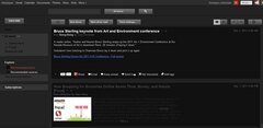 Dark Google reader