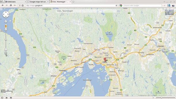 Google maps full screen