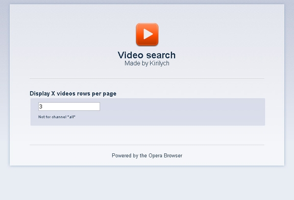 Video search