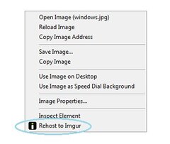 Rehost to Imgur