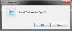 Twitterer for Opera