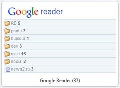 Google Reader on speeddial