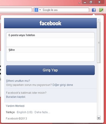 Facebook Mobile Widget