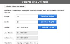 Volume of a Cylinder