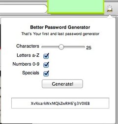 Better Password Generator!