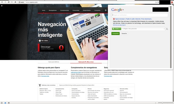 Google plus share