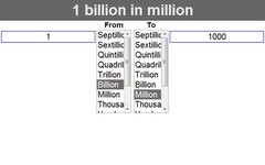 How many Millions in a Billion