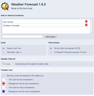 Weather Forecast
