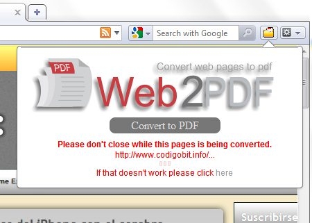Web2PDFConvert