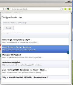Parobczak.pl - Add link to bookmark