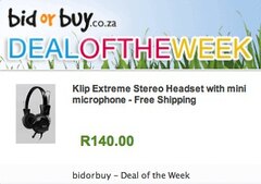 bidorbuy - Deal Of The Week