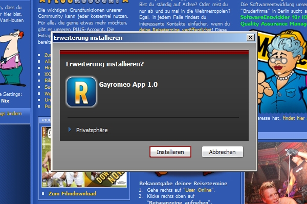 Gayromeo App 1.0