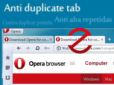 Prevent duplicate tabs