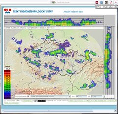 Český Hydrometeorologický Ústav - Rozložení srážek