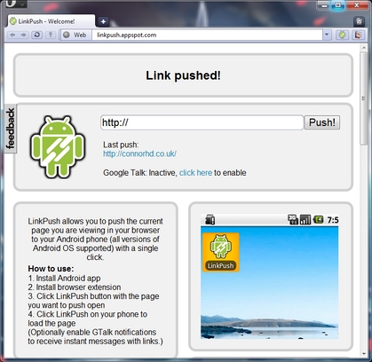 Linkpush for Opera
