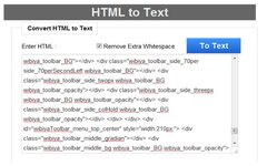 HTML to Text