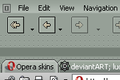 UnOfficial deviantART skin.