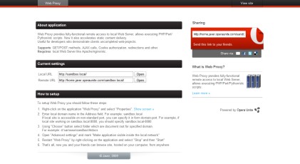 Web Proxy