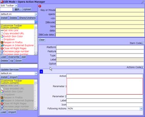 Opera Action Manager
