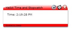 Red Yadot Time and Stopwatch