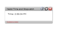 Gray Yadot Time and Stopwatch