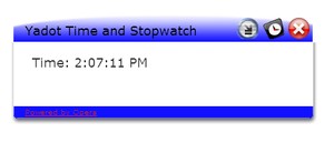 Blue Yadot Time and Stopwatch