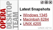 Desktop Team Snapshots
