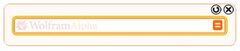 WolframAlpha search
