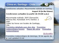 El Clima en Santiago de Chile
