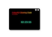Colourful Glowing Clock v1.0