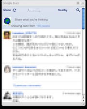 Google Buzz Opera Widget