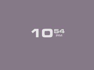 Bold Digital Clock