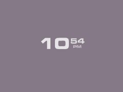 Bold Digital Clock